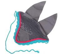 NOLITOY Knitted Horse Mask with Ears Comfortable Protective Cover for Horses Breathable Skin-friendly Fabric Secure Fit for Everyday Use and Competitive Riding