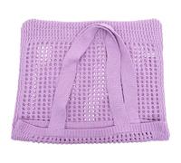 NOLITOY Knitted Tote Bag Polyester Shoulder Bag Multipurpose for Women for Large-capacity with Chic Hollow-out Design, for Daily Necessities and Shopping