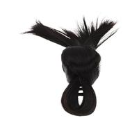 NOLITOY Korean Messy Low Bun Hair Piece with Secure Claw Clip Natural Look Synthetic Updo Chignon Hair Extension for Women Travel Friendly Lightweight