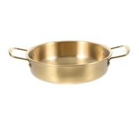 NOLITOY Korean Stainless Steel Overflow Soup Pot Handheld Ramen Noodle Cooker for Seafood Camping Outdoor Use