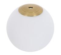 NOLITOY Lamp with Glass Shade Pendant Fitting Globe White Copper for Simple Gentle Diffusion Light Installation Classic Timeless Design and Indoor Spaces Dining Areas