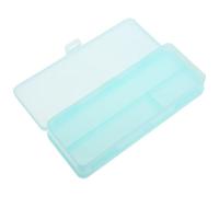 NOLITOY Large Capacity Plastic Pencil Box with Double Compartment Design and Snap-Tight Lid, Easy to Organize and Clean, Stylish Green Pencil Case for School and Office Use