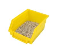 NOLITOY Large Hamster Bath Basin Plastic Small Animal Bathroom Toilet for Gerbils Mice with Slope Opening Random Color Random Color