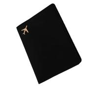 NOLITOY Leather Passport Holder Card Storage Case Portable Travel Essential for Men Women Durable PU Passport Cover for Driving License Document Organization Lightweight Easy to Clean