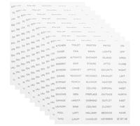 NOLITOY Light Sticker Light Switch Decorative Decals: Label Oxford Cloth Funny Switch Plate Stickers Multi Paper Kitchen Counter Storage Dining Table Service, 10 PCS