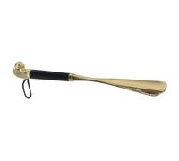 NOLITOY Long Handle Shoehorn Relieves Back and Reduces Bending with Lion Decor, Lightweight Alloy Steel and Wood Material Suitable for Seniors and Women, for Snow Boots and Shoes