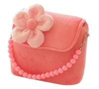 NOLITOY Lovely Pink Handbag Made of Worsted Material with Longer Service Life and Portable Design, Adorable Change Purse for Suitable for Walking and Working