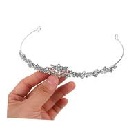 NOLITOY Luxurious Rhinestone Bridal Crystal Crown Headpiece for Women Wedding Tiara Hair Accessories Comfortable Secure Fit Dazzling Sparkling Design for Brides and Special Occasions