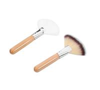 NOLITOY Makeup Brush for Facials 1 Setting Powder Brush Soft Densely Filled Nylon Hair Non-shedding Comfortable for Women Girls Ladies