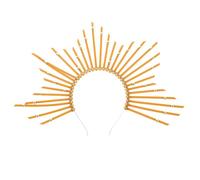 NOLITOY Mary Crown Headband Elegant Goddess Hair Band for Women Comfortable Decorative Accessory for Parties Photo Props and Beauty Pageants
