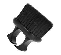 NOLITOY Men Beard Brush Broken Hair Cleaning Brush with Finger Ring Ergonomic Design, Pp and Nylon Material, Easy to Operate and Prevents Slipping, for Barber Shops and On-the-go Grooming