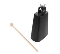 NOLITOY Metal Cowbell with Stable Bass Drum Clamp Noise Minimizing Precision Clip for Percussion Instruments Firm Holder Bracket for Indoor and Outdoor Performances