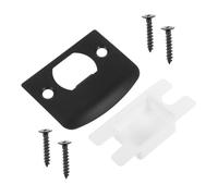 NOLITOY Metal Door Strike Plate for Interior Latch Metal Fixing Repair Plate with Gate Reinforcement Easy to Install Lock Replacement Parts for Front Door Security