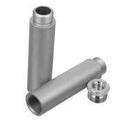 NOLITOY Microphone Stand Extension Tube and Adapter Set 5/8 to 3/8 Mic Stand Extension Rod for Desk Use, 2x Tf10130-b Tubes 1x Tf10099 Adapter, Compatible Live Streaming and Recording