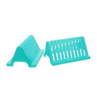 NOLITOY Microscope Slide Drying Rack Space-saving Design with Sturdy Plastic Construction 2pcs and Vertical Structure for Laboratory Benches and Compact Laboratories