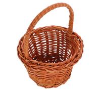 NOLITOY Mini Decorative Basket Creative Desktop Storage Boy Girl Knitting DIY Prop Basket for Plant Micro Desktop Decoration