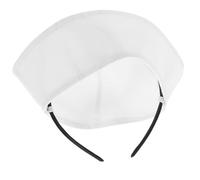 NOLITOY Mini Hat White Sailor Style Pet Cap Dog Hat Puppy Accessory for Halloween Party Carnival Pet Birthday Event