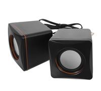 NOLITOY Mini USB Computer Speaker for Laptop and Desktop Compact Portable Wired Multimedia Soundbar with Strong Compatibility Easy Plug Play Space-saving Design for Home Office Travel Use