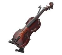 NOLITOY Mini Violin Ornament Pendant, Holiday Hanging Musical Instrument Decoration, Creative Miniature Violin Model for Party Supplies and Seasonal Home Décor