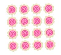 NOLITOY Miniature Clay Sprinkles Japanese Food Embellishments Narutomaki Charms Flatback for Nail Art Dollhouse Crafts DIY Creative Decorations