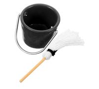 NOLITOY Miniature Mop and Bucket for Dollhouse Cleaning Mini Mops and Water Buckets Realistic Doll Furniture Accessories for Pretend Play and Role Playing