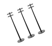 NOLITOY Miniature Telephone Poles Plastic Telegraph Poles Models for Model Train Accessories Micro Landscape Sand Table Decor DIY Building Scene Props 1:100 Scale for Hobbyists and Garden