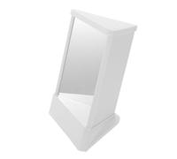 NOLITOY Mirror of Truth Makeup Mirror for Dresser White Pu