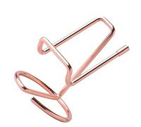 NOLITOY Mobile Phone Stand Rose Gold Iron Desktop Holder Adjustable Angle for Office and Home Use