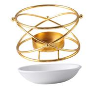NOLITOY Modern Incense Burner and Candle Holder for Desktop European Oil Burner and Decorative Accent for Home Spa Yoga Party and Living