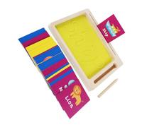 NOLITOY Montessori Letter Formation Sand Tray for Educational Writing and Drawing for Preschool Learning Activities Early Childhood Skill Development and Sensory Play