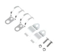 NOLITOY Motorcycle Turn Signal Brackets Resistant to Corrosion and Dust for Front Forks 2pcs 30-43mm Diameter, Iron Mount Brackets Suitable for Motorbike Indicator Lights