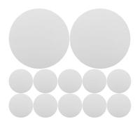 NOLITOY Mouse Pad Blanks 2mm Thick 12pcs White Sublimation round 8x8 Inch