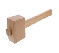 NOLITOY Multi-Purpose Large Wood Mallet for Woodworking and Leather Craft Beech Wood Hammer for DIY Projects Sturdy Carving Hammer with Elegant Design and Comfortable Grip