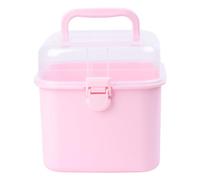 NOLITOY Multifunctional Large Capacity Medicine Box Household Medical Organizer with Rounded Corners and Lockable Compartments for Home Office Travel Storage