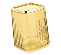 NOLITOY Multifunctional Makeup Brush Organizer and Pen Container, Amber Desktop Holder for Cosmetic Storage, Lipstick and Vanity Organizer, Suitable for Dressing Table and Office Use