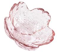 NOLITOY Nail Dish Cup Pen Washing Cup Japanese Style Glass Delicate Cherry Blossom Design Holds Acrylic Liquids for Nail Salon and Daily Life