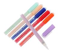NOLITOY Nail Line Drawing Pens Set Made of Sturdy Pp Propene Portable and Versatile Tool 6pcs for Precise Line Designs and-the-go Nail Art Accessories