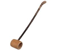 NOLITOY Natural Bamboo Water Ladle Long Handle for Camping and Tea Ceremonies Versatile Water Scoop Dipper for Kitchen Use Safe Design with Stylish Finish