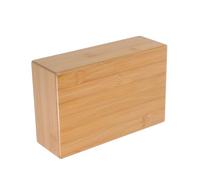 NOLITOY Natural Bamboo Yoga Brick for Stability and Support Ergonomic Wooden Block for Pilates and Meditation Portable and Fitness Tool for Yoga Beginners and Home Gym Use