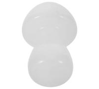 NOLITOY Natural Crystal Mushroom Sculpture Crystal Stone Figurine for Tabletop Decoration Meditation Fairy Garden Shelf Display