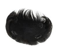 NOLITOY Natural Human Hairpiece for Men Bald Patch Invisible Seamless Replacement Wig Comfortable Smooth Hair Topper for Hair Loss Realistic Natural Effect Easy to Wear