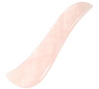 NOLITOY Natural Jade Gua Sha Scraper Therapy Tool for Face Eye Neck Full Body Massage Handmade S-Shaped Facial Massager for Skin Circulation and Relaxation Spa Care