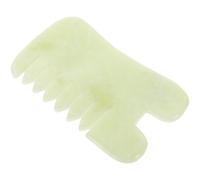 NOLITOY Natural Jade Scraping Board Massage Plate for Head Neck and Body Smooth Gua Sha Comb Tool for Relief and Skin Care Multi-Functional Beauty Massage Supply for Salon and Home Use
