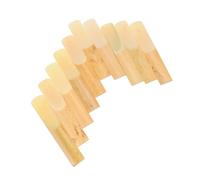 NOLITOY Natural Reed Clarinet Reeds with Traditional Hand-made Design 10pcs Compact Instrument Accessory for Easy Installation and Smooth Play for Professional Clarinet Players