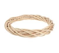 NOLITOY Natural Willow Wreath 30cm Diameter Handmade Grapevine Twig Ring Rustic Wooden Vine Branch Decor for Door Home Craft and Seasonal Indoor Decorations