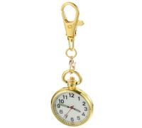 NOLITOY Night Glow Nurse Pocket Watch with Key Buckle Clip On, Buckle Chest Watch for Healthcare Professionals, Luminous Dial Suitable for Nurses and Students