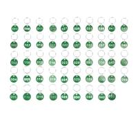 NOLITOY Numbered Key Tags with High Power Engraving and Writing 50pcs Aluminium Alloy Multipurpose Storage Tags and Fitness and Sauna for Swimming, Fitness, Sauna, and Shopping Mall Use