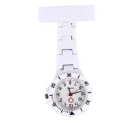 NOLITOY Nurse Pocket Watch for Women with Secure Clip Hanging Fob Watch for Nurses and Students Simple Solid Color Design Practical Medical Brooch Timepiece for Healthcare Professionals