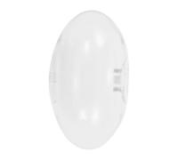 NOLITOY Oblong Glass Pendant Light Cover with G9 Threaded Socket, Replacement Lampshade for Kitchen Work Area and Table Lamps, Easy to Clean and Modern Minimalist Style