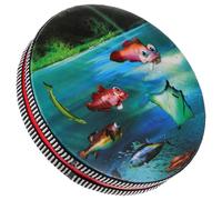 NOLITOY Ocean Drum Musical Instrument with Beads, Wave Sound Ocean Drum for and, Handheld Sensory Percussion Suitable for Early Music Education and Beach Play